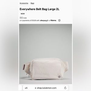 Lululemon Everywhere Belt Bag Large 2L
